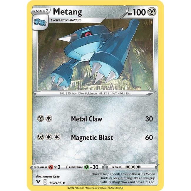Image for Metang (117/185) (SWSH04) - Pokemon