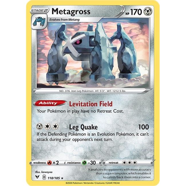 Image for Metagross (118/185) (SWSH04) - Pokemon
