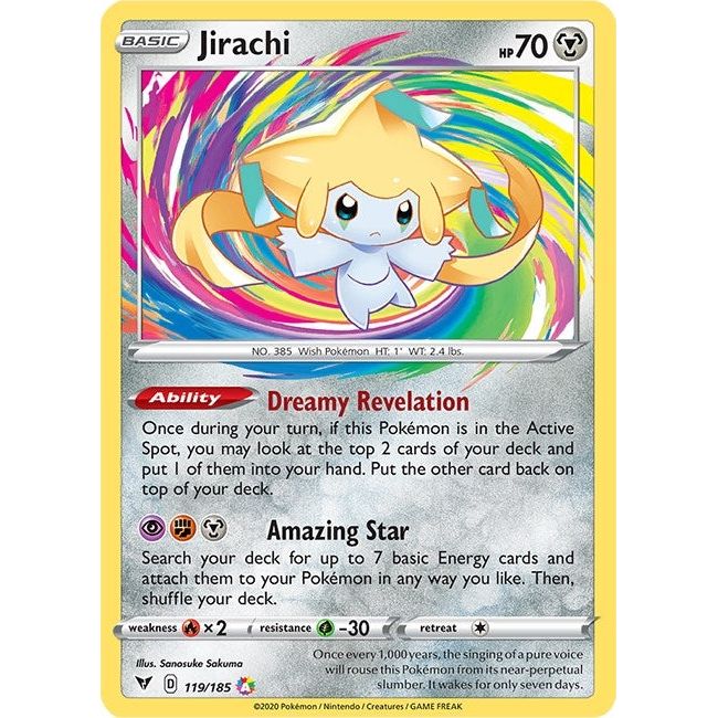 Image for Jirachi (119/185) (SWSH04) - Pokemon