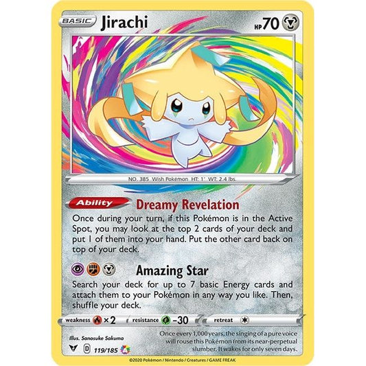 Image for Jirachi (119/185) (SWSH04) - Pokemon