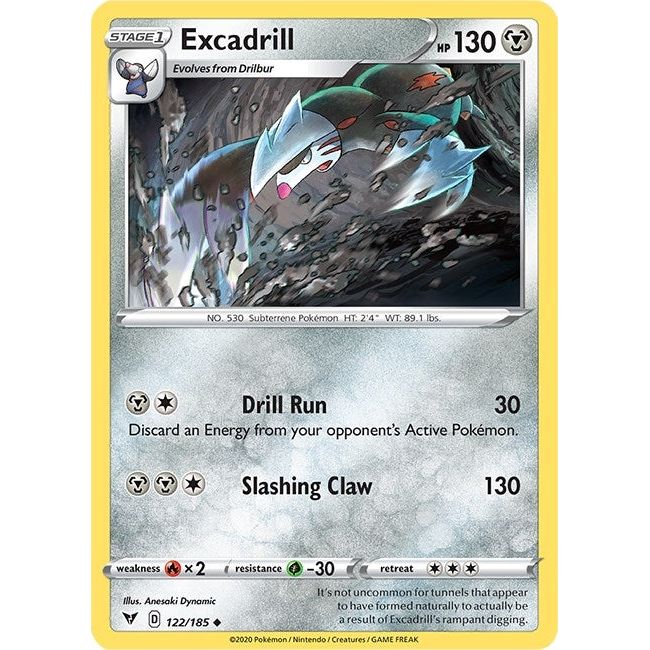 Image for Excadrill (122/185) (SWSH04) - Pokemon