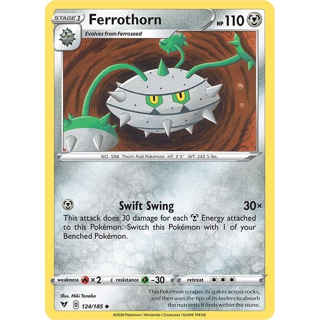 Image for Ferrothorn (124/185) (SWSH04) - Pokemon