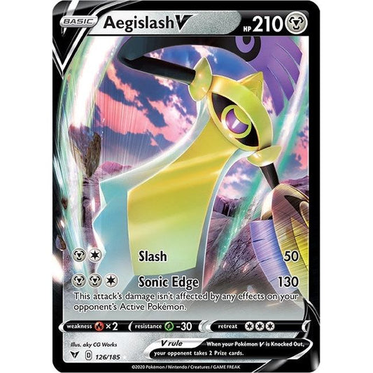 Image for Aegislash V (126/185) (SWSH04) - Pokemon