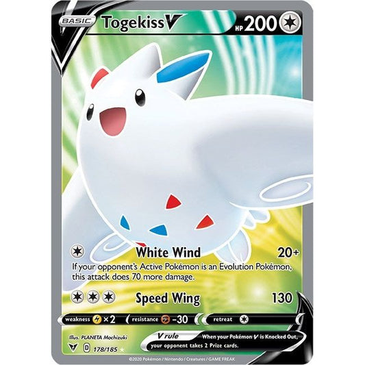Image for Togekiss V (Full Art) (178/185) (SWSH04) - Pokemon