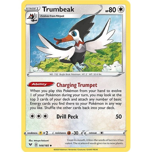 Image for Trumbeak (144/185) (SWSH04) - Pokemon