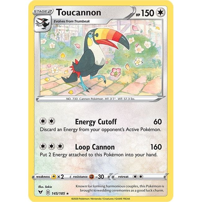 Image for Toucannon (145/185) (SWSH04) - Pokemon