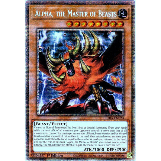 Image for Alpha, the Master of Beasts (Starlight Rare) (PHRA-EN023) (PHRA) - YuGiOh