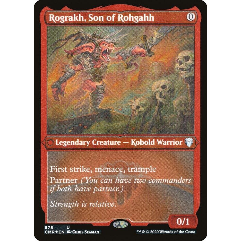Image for Rograkh, Son of Rohgahh (Foil Etched) (575) (CMR) - Magic: The Gathering
