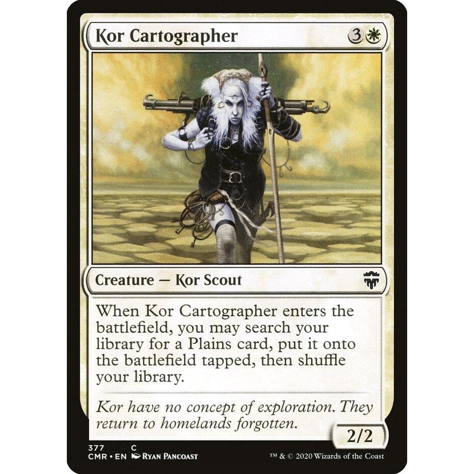 Image for Kor Cartographer (377) (377) (CMR) - Magic: The Gathering