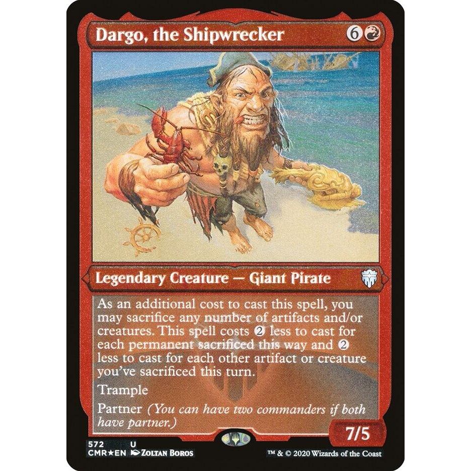 Image for Dargo, the Shipwrecker (Foil Etched) (572) (CMR) - Magic: The Gathering