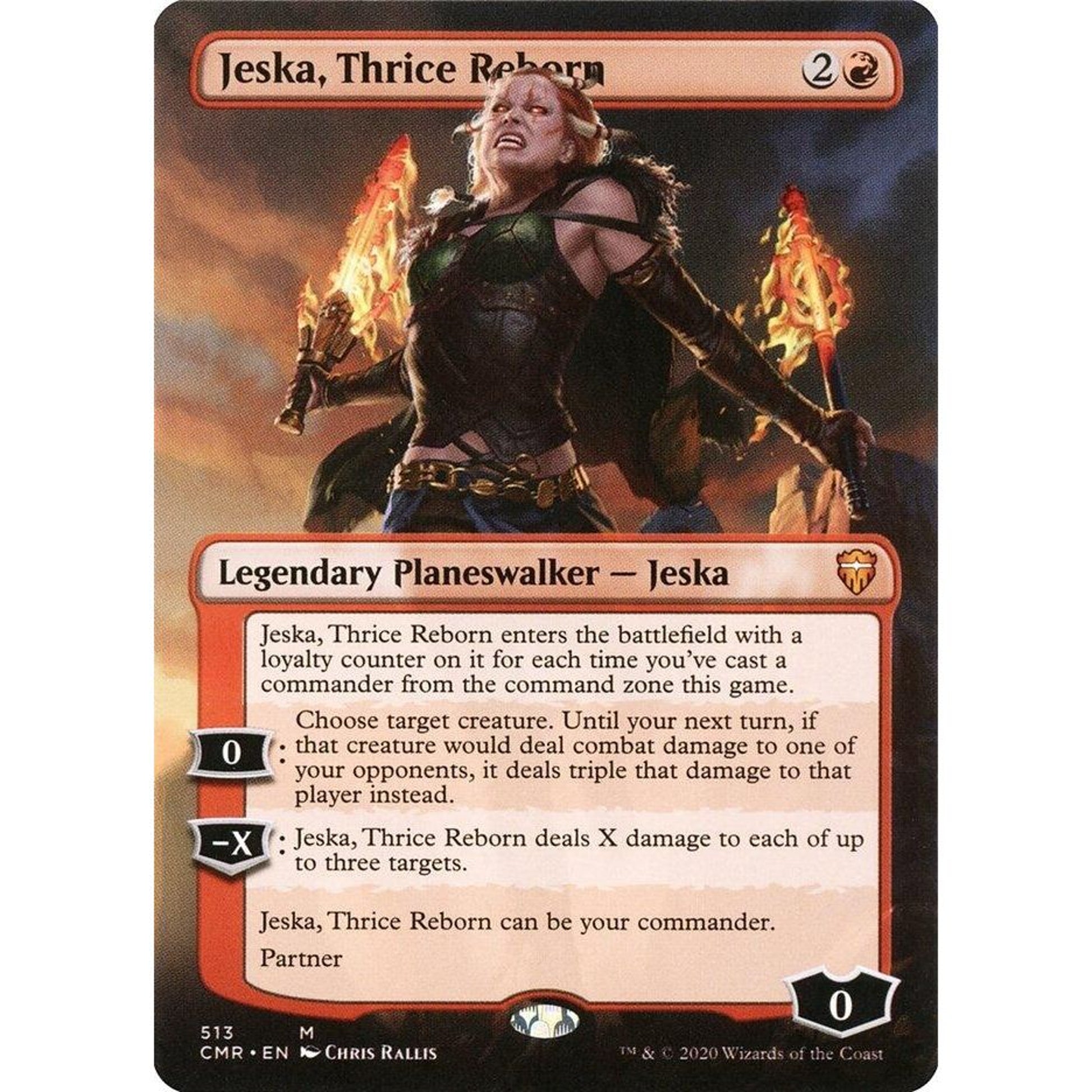 Image for Jeska, Thrice Reborn (Borderless) (513) (CMR) - Magic: The Gathering