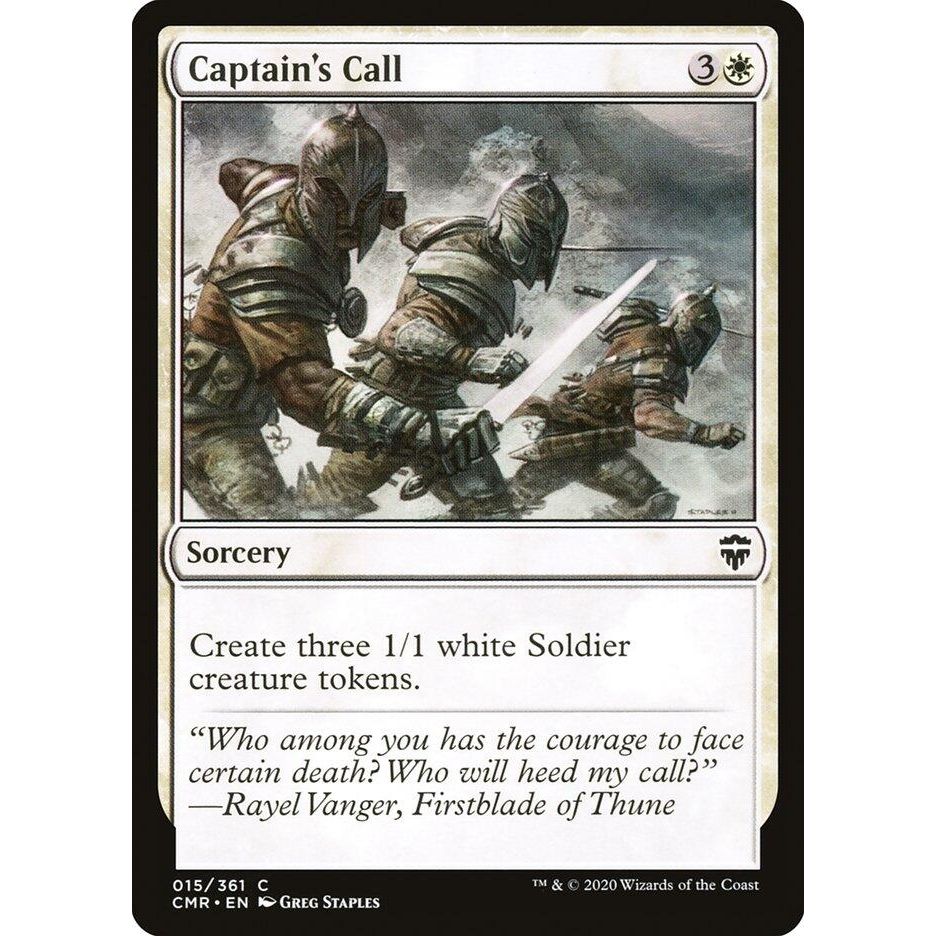 Image for Captain's Call (15) (CMR) - Magic: The Gathering