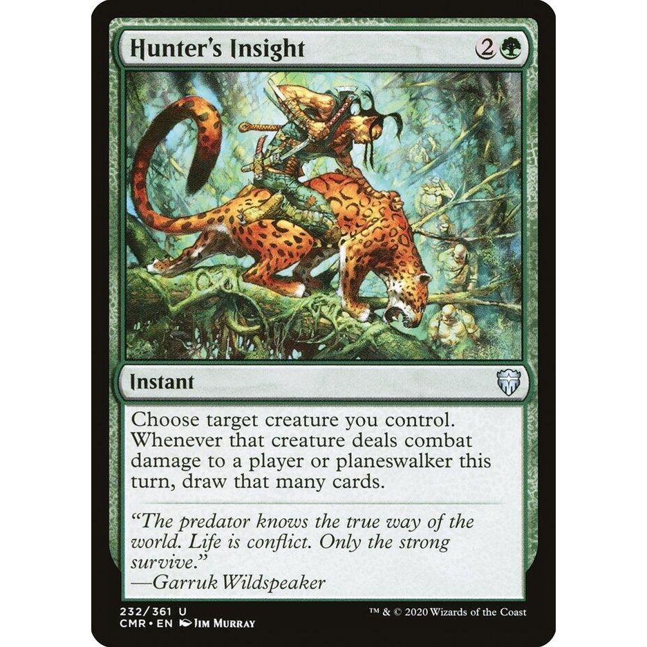 Image for Hunter's Insight (232) (CMR) - Magic: The Gathering