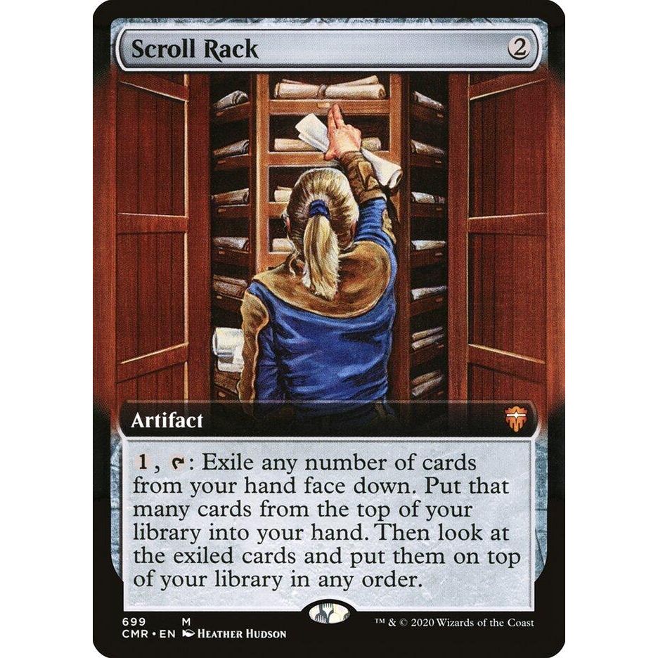 Image for Scroll Rack (Extended Art) (699) (CMR) - Magic: The Gathering