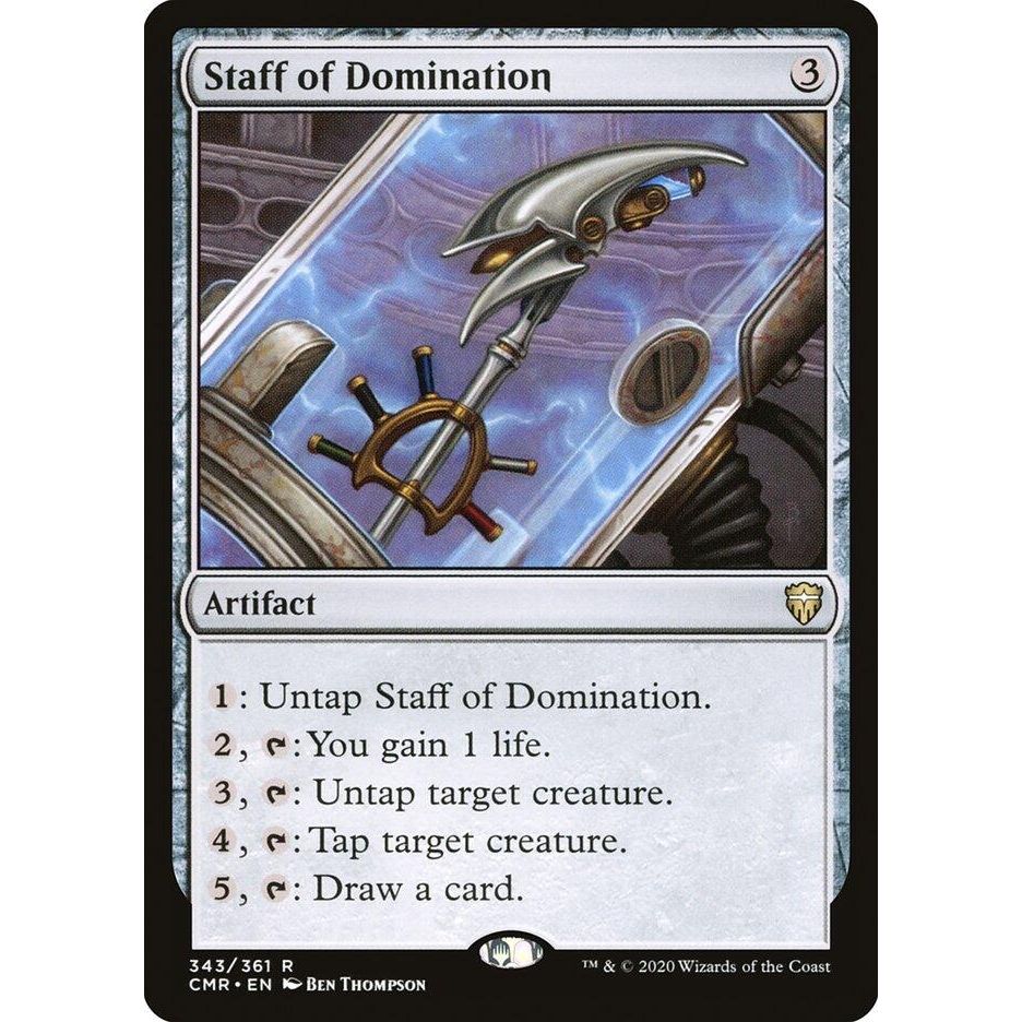 Image for Staff of Domination (343) (CMR) - Magic: The Gathering