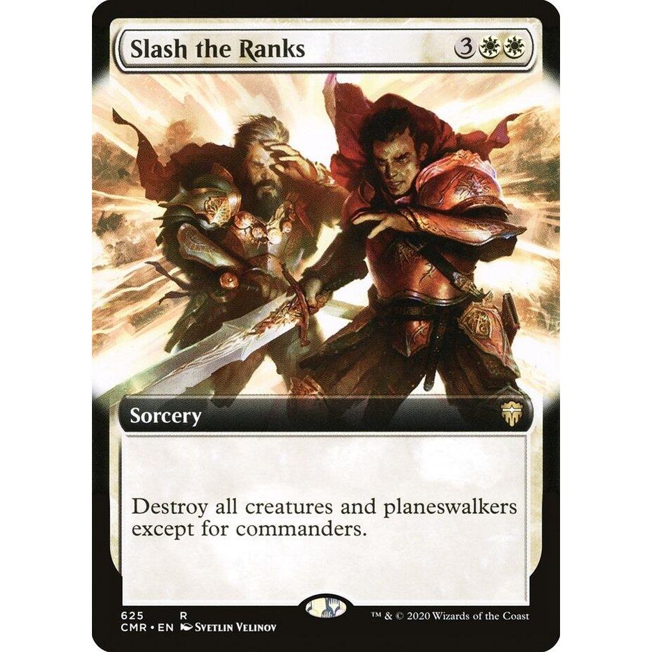 Image for Slash the Ranks (Extended Art) (625) (CMR) - Magic: The Gathering