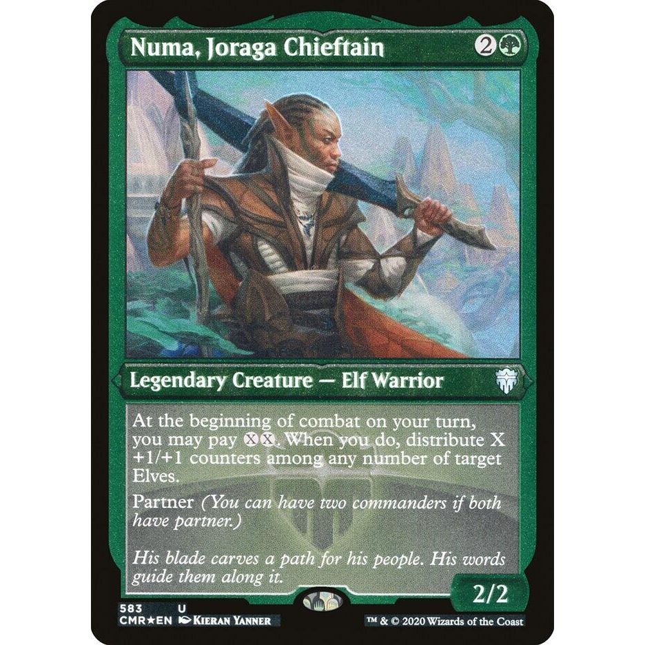 Image for Numa, Joraga Chieftain (Foil Etched) (583) (CMR) - Magic: The Gathering