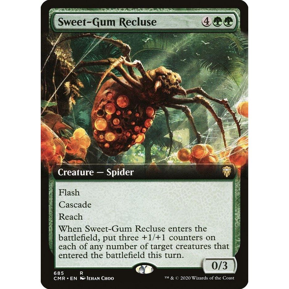 Image for Sweet-Gum Recluse (Extended Art) (685) (CMR) - Magic: The Gathering