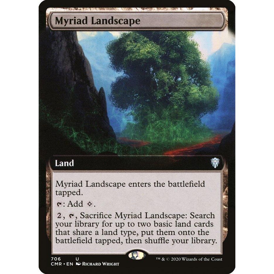 Image for Myriad Landscape (Extended Art) (706) (CMR) - Magic: The Gathering