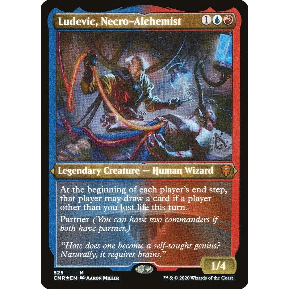 Image for Ludevic, Necro-Alchemist (Foil Etched) (525) (CMR) - Magic: The Gathering