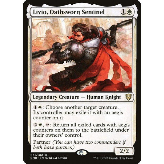 Image for Livio, Oathsworn Sentinel (31) (CMR) - Magic: The Gathering