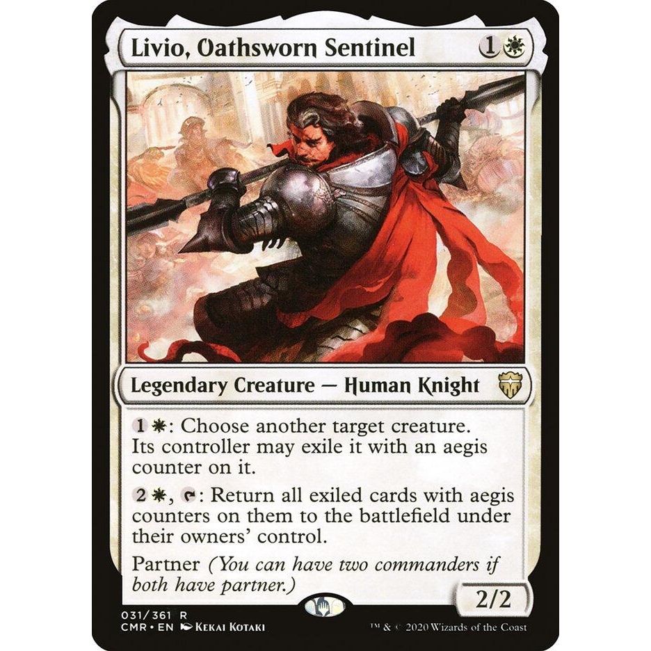 Image for Livio, Oathsworn Sentinel (31) (CMR) - Magic: The Gathering