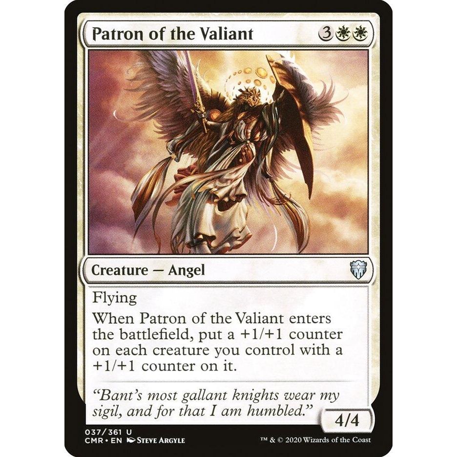 Image for Patron of the Valiant (37) (CMR) - Magic: The Gathering
