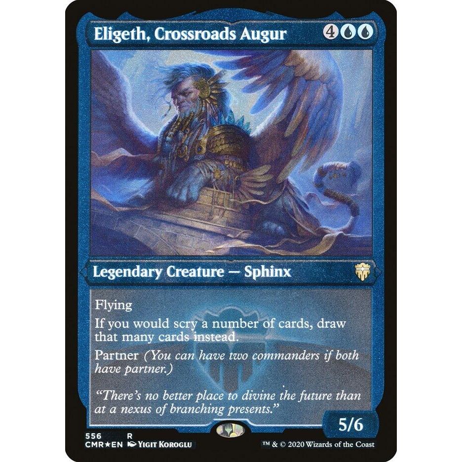 Image for Eligeth, Crossroads Augur (Foil Etched) (556) (CMR) - Magic: The Gathering