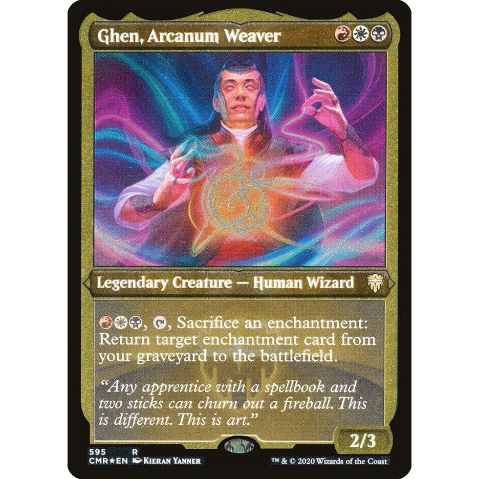 Image for Ghen, Arcanum Weaver (Foil Etched) (595) (CMR) - Magic: The Gathering