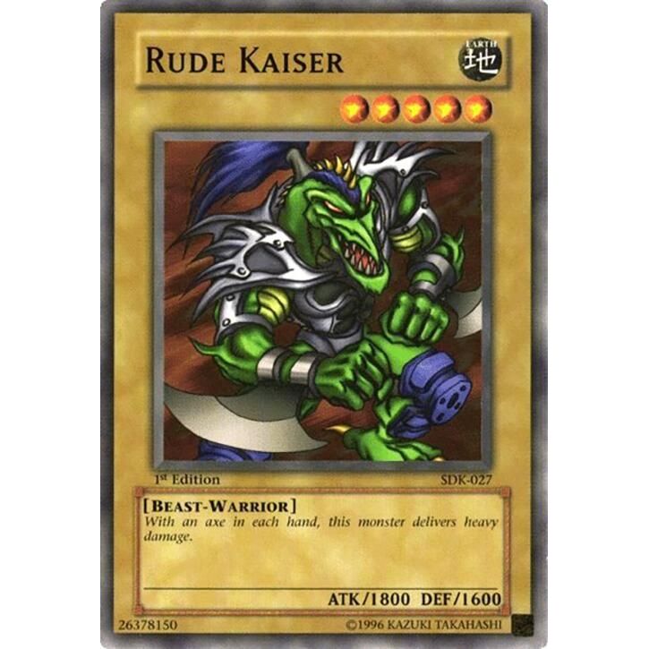 Image for Rude Kaiser (SDK-027) (SDK) - YuGiOh