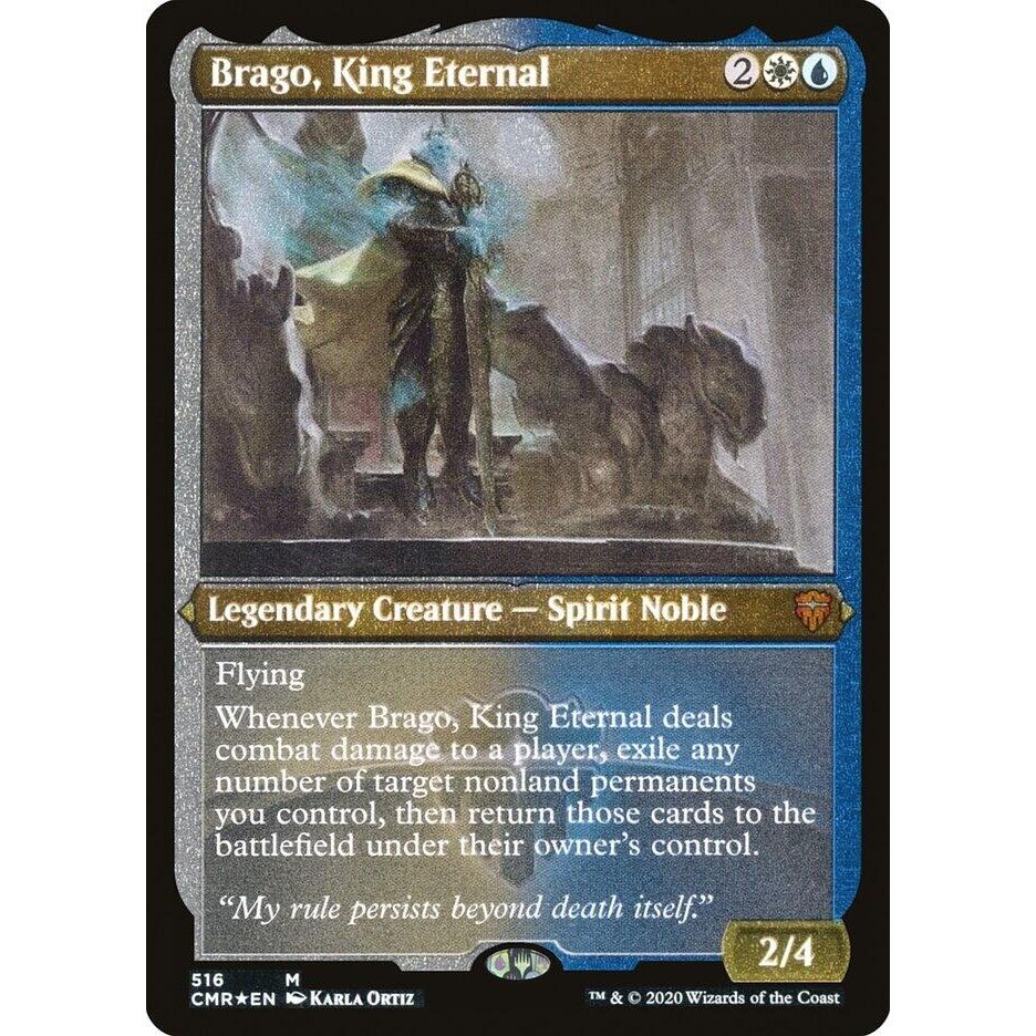 Image for Brago, King Eternal (Foil Etched) (516) (CMR) - Magic: The Gathering