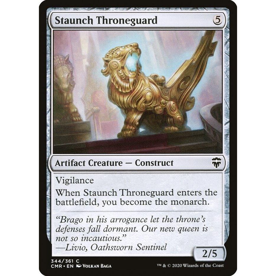 Image for Staunch Throneguard (344) (CMR) - Magic: The Gathering