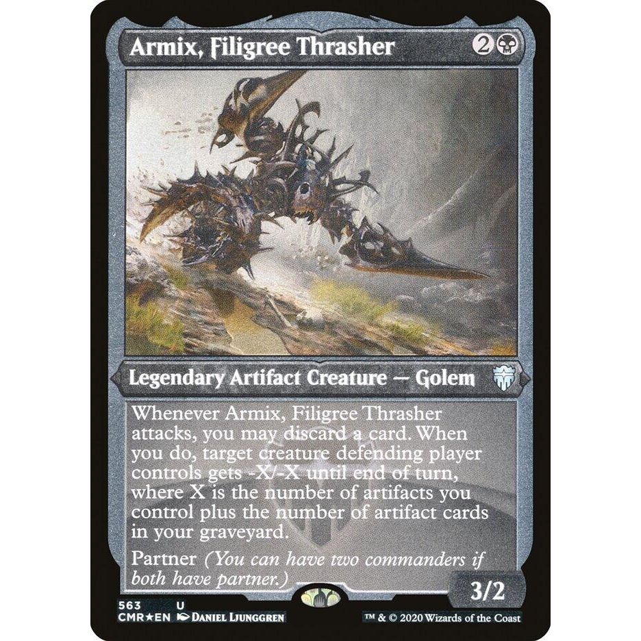 Image for Armix, Filigree Thrasher (Foil Etched) (563) (CMR) - Magic: The Gathering