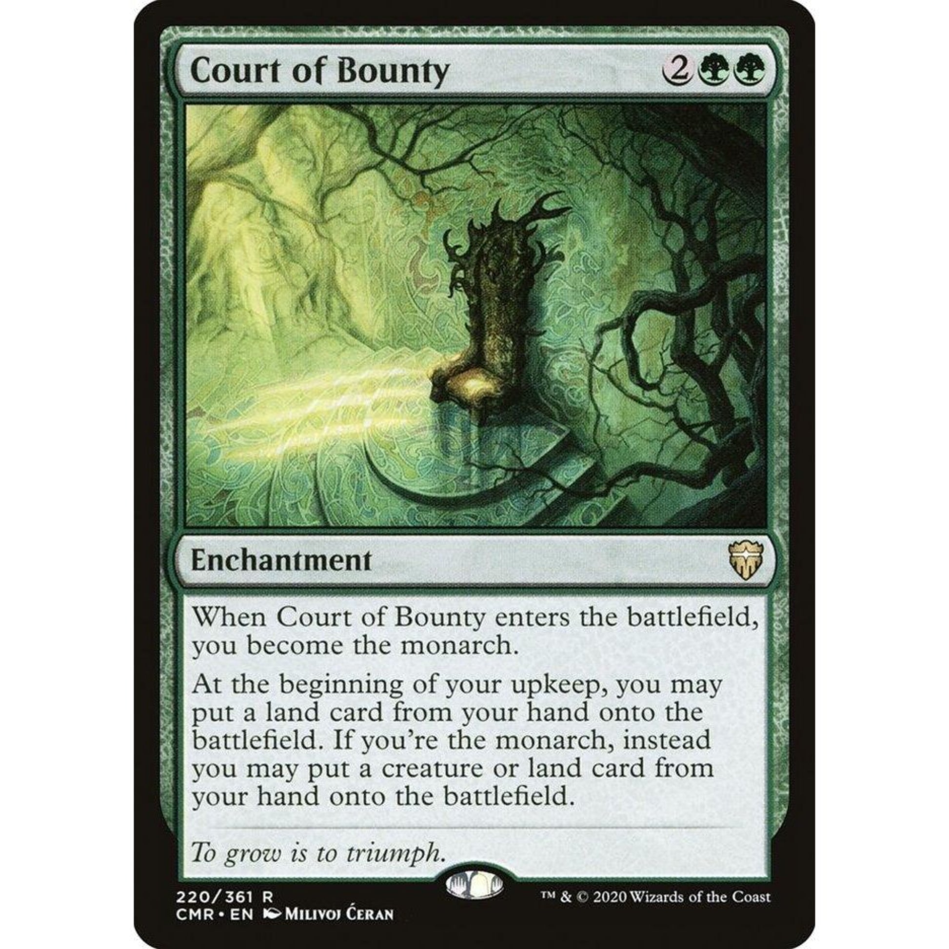 Image for Court of Bounty (220) (CMR) - Magic: The Gathering