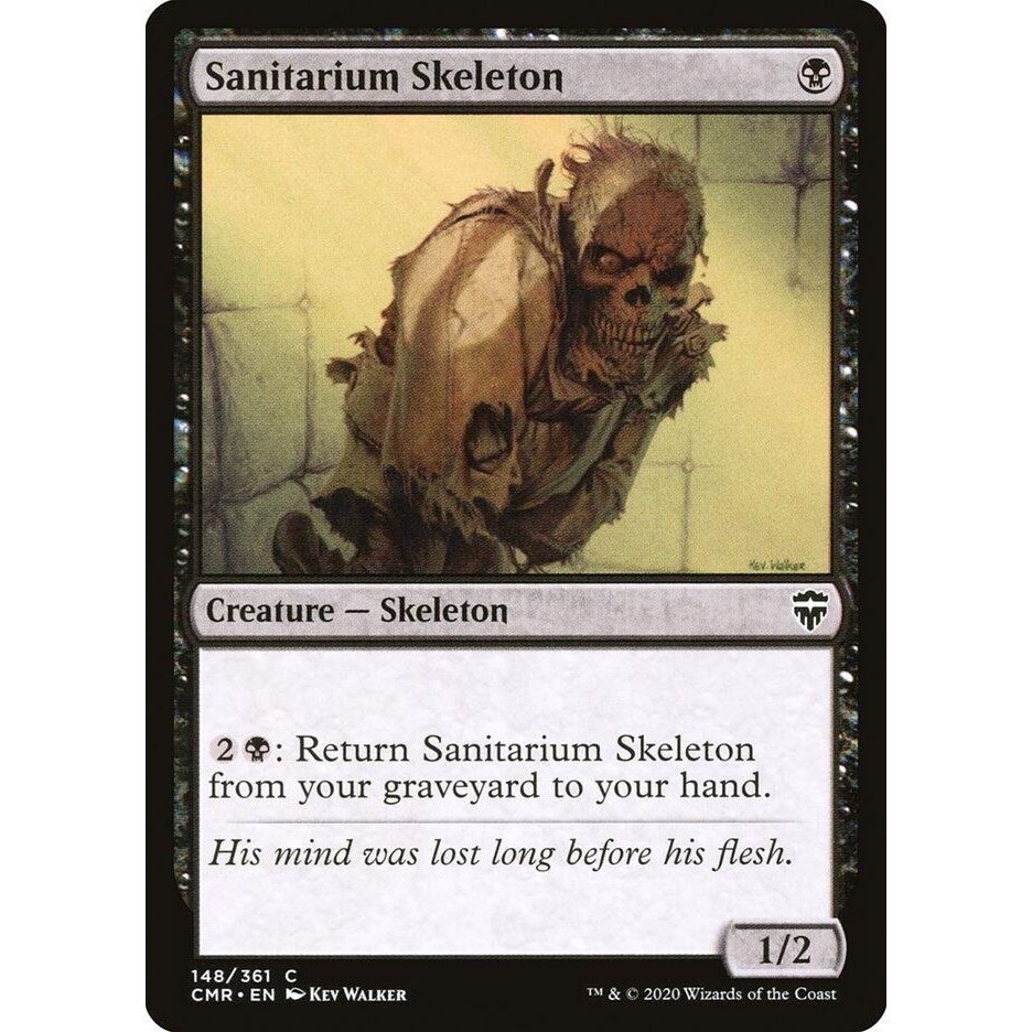 Image for Sanitarium Skeleton (148) (CMR) - Magic: The Gathering