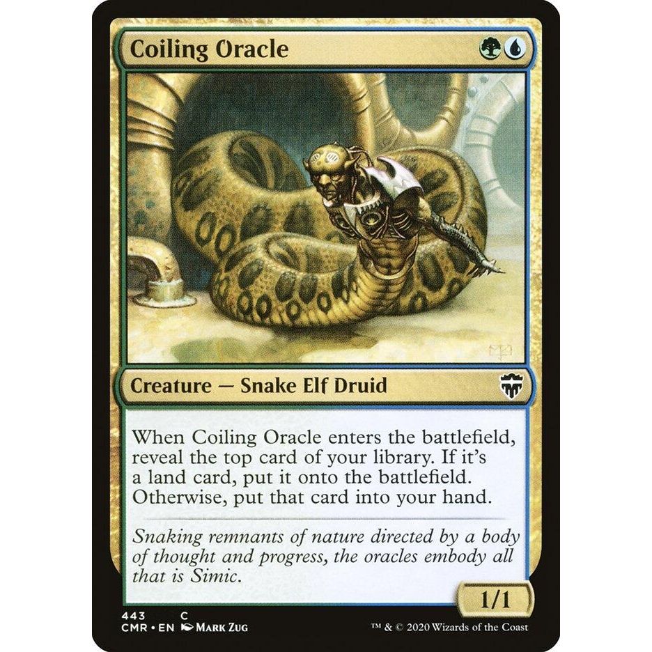 Image for Coiling Oracle (443) (CMR) - Magic: The Gathering