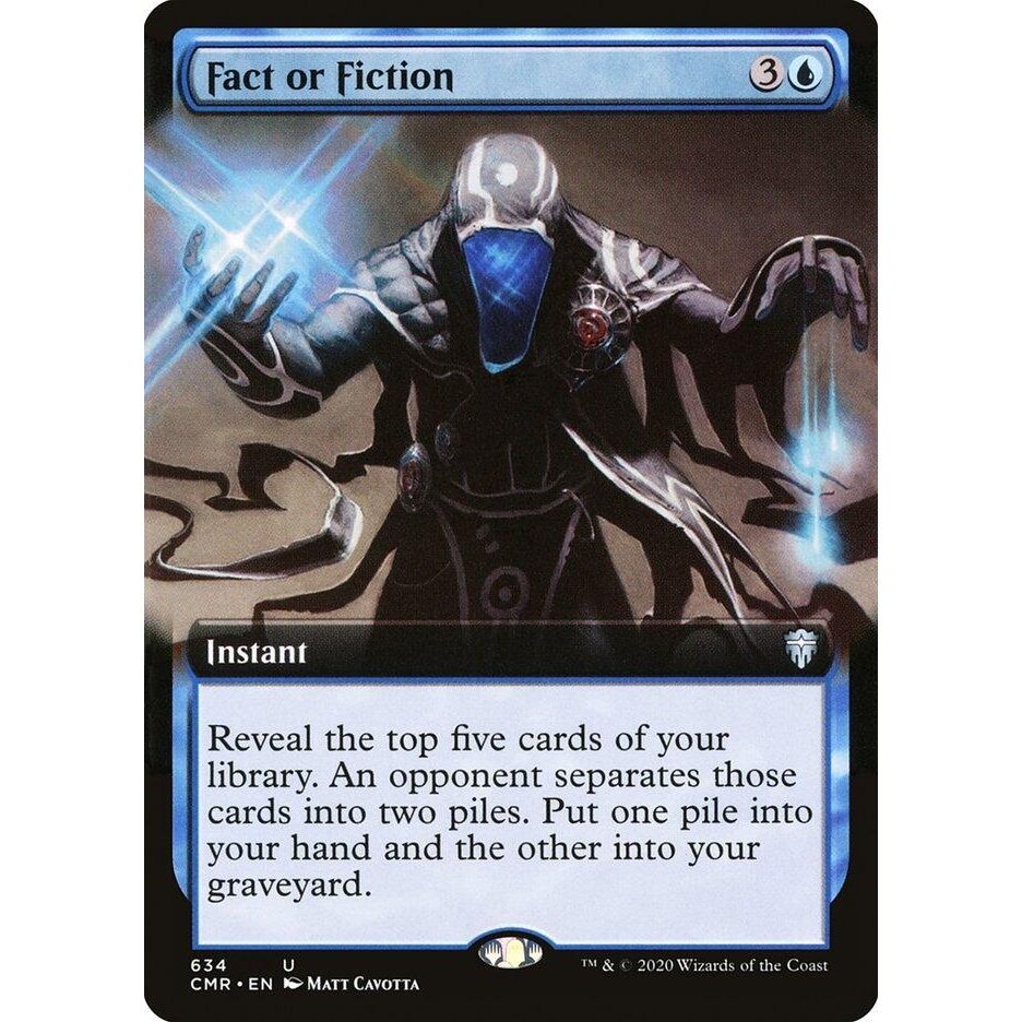 Image for Fact or Fiction (Extended Art) (634) (CMR) - Magic: The Gathering