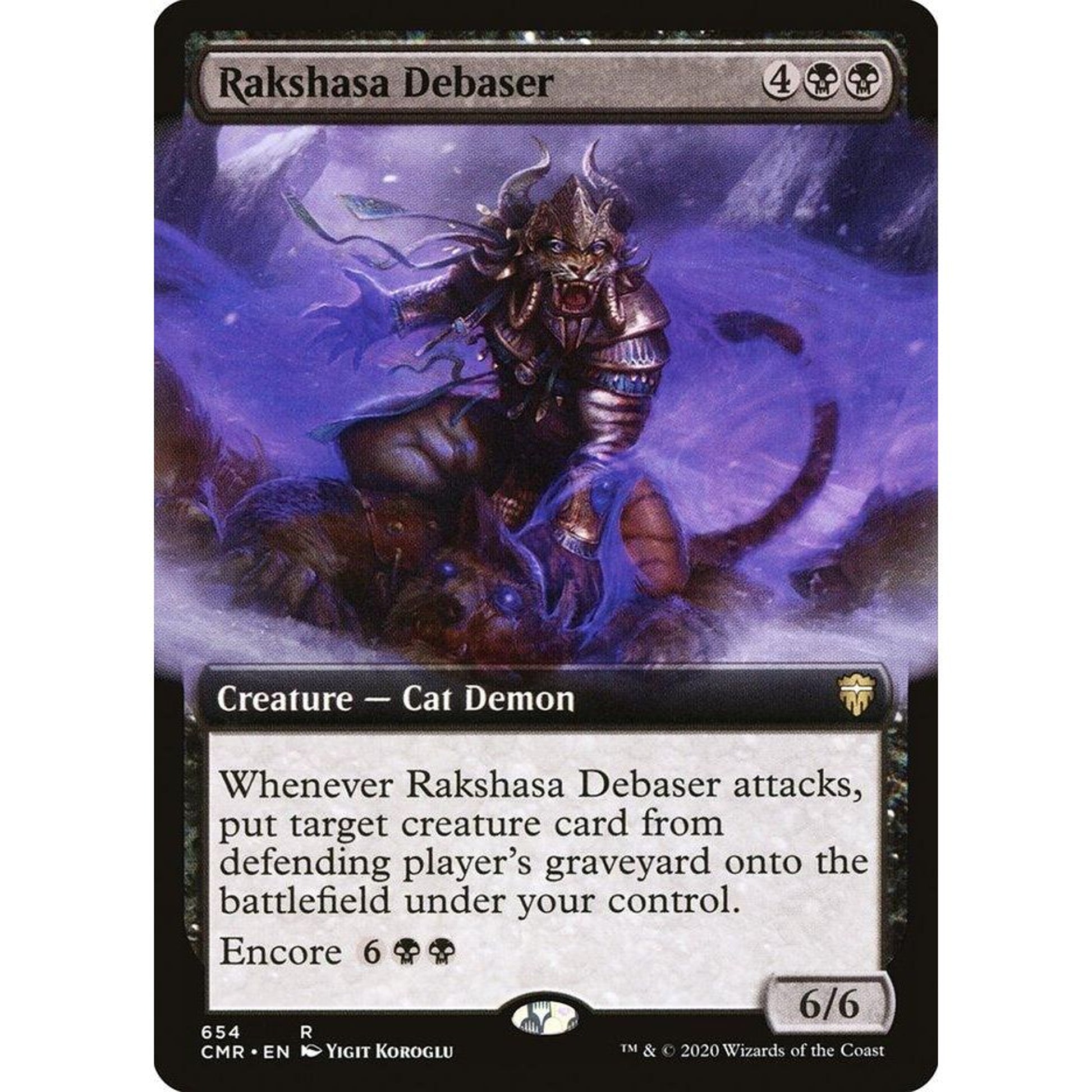 Image for Rakshasa Debaser (Extended Art) (654) (CMR) - Magic: The Gathering