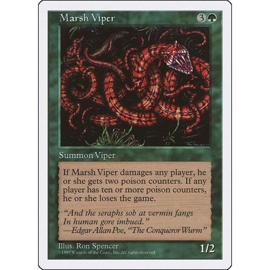 Image for Marsh Viper (5ED) - Magic: The Gathering