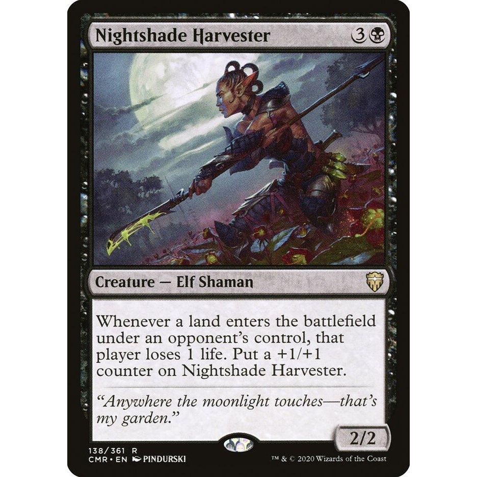Image for Nightshade Harvester (138) (CMR) - Magic: The Gathering