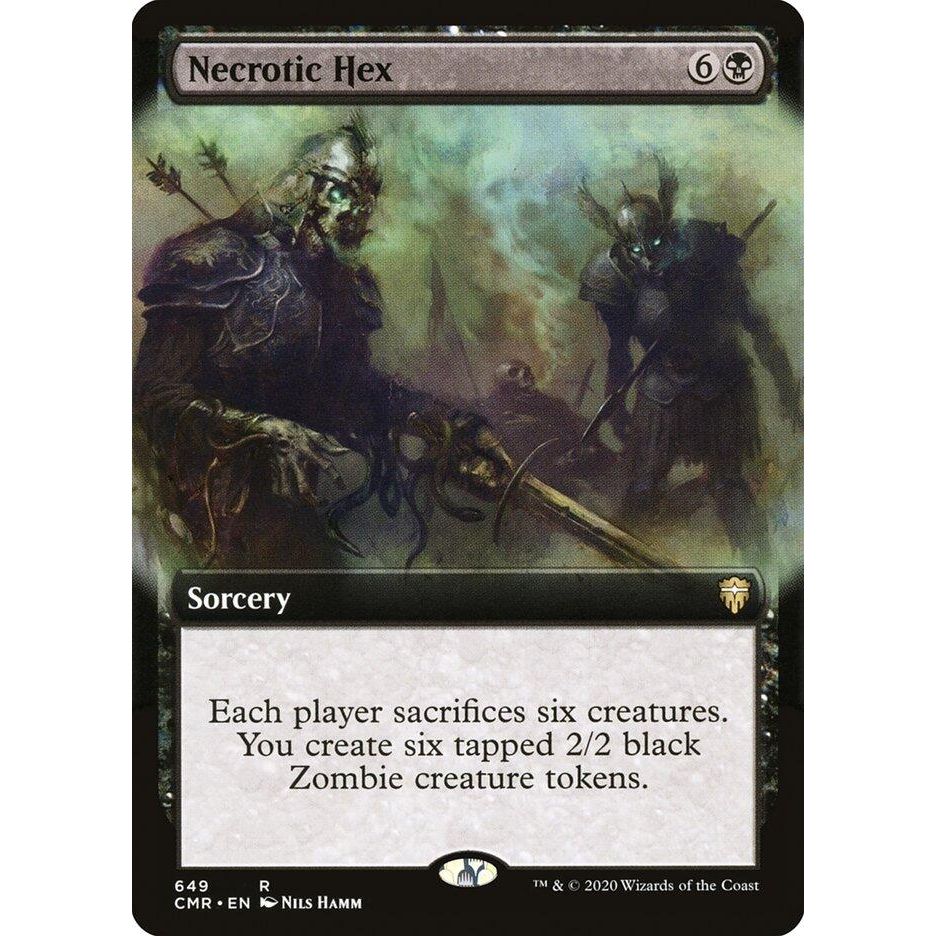 Image for Necrotic Hex (Extended Art) (649) (CMR) - Magic: The Gathering