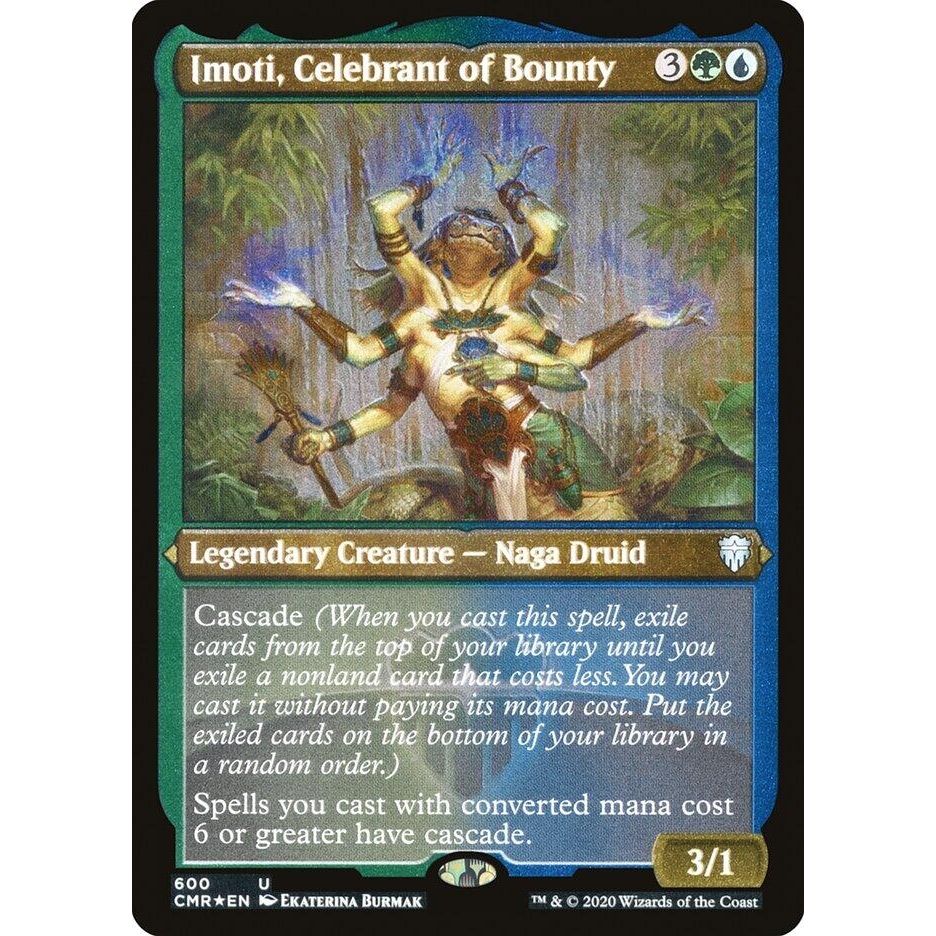 Image for Imoti, Celebrant of Bounty (Foil Etched) (600) (CMR) - Magic: The Gathering