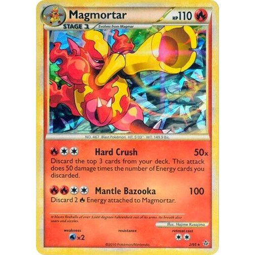Image for Magmortar - 2/95 (Cracked Ice Holo) (002/095) (MCAP) - Pokemon