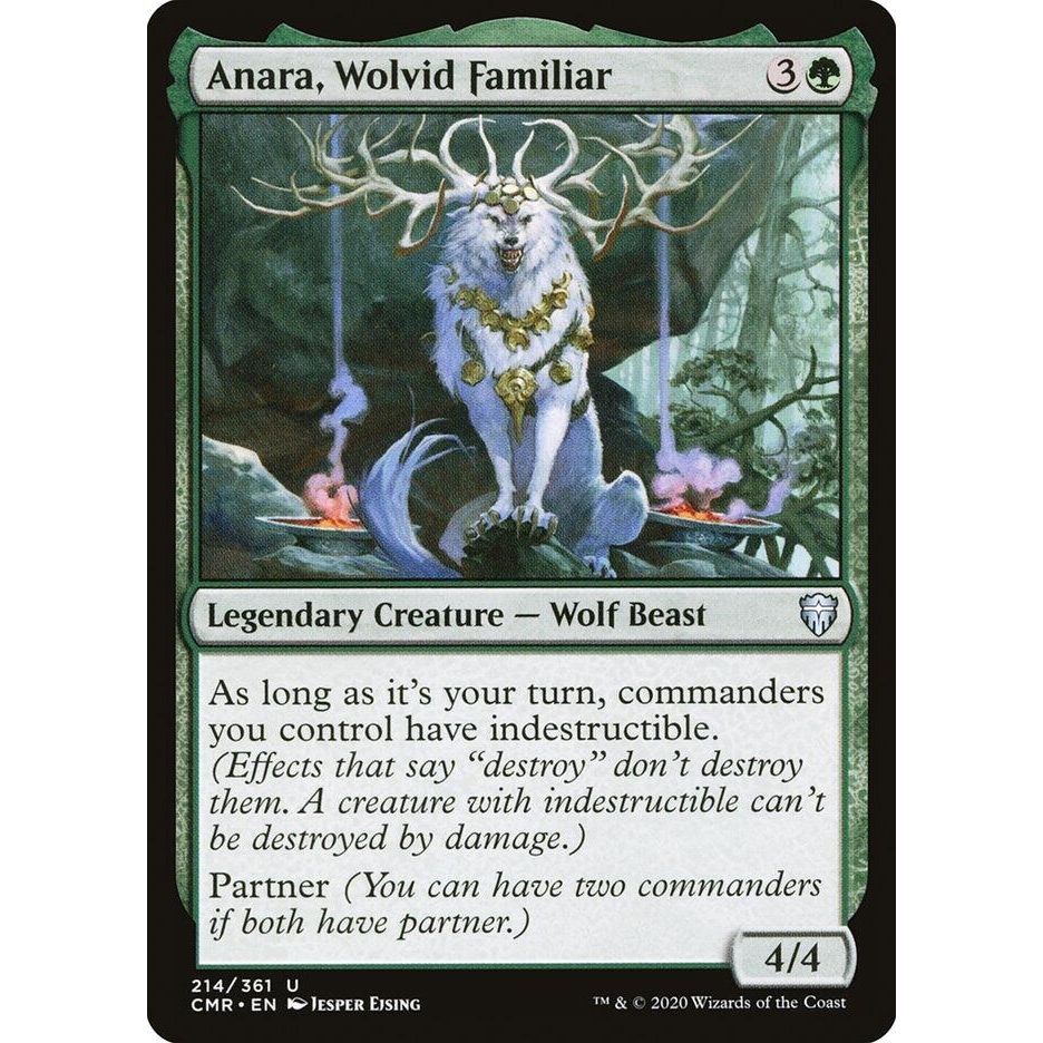 Image for Anara, Wolvid Familiar (214) (CMR) - Magic: The Gathering