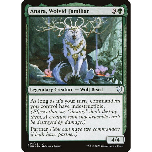 Image for Anara, Wolvid Familiar (214) (CMR) - Magic: The Gathering