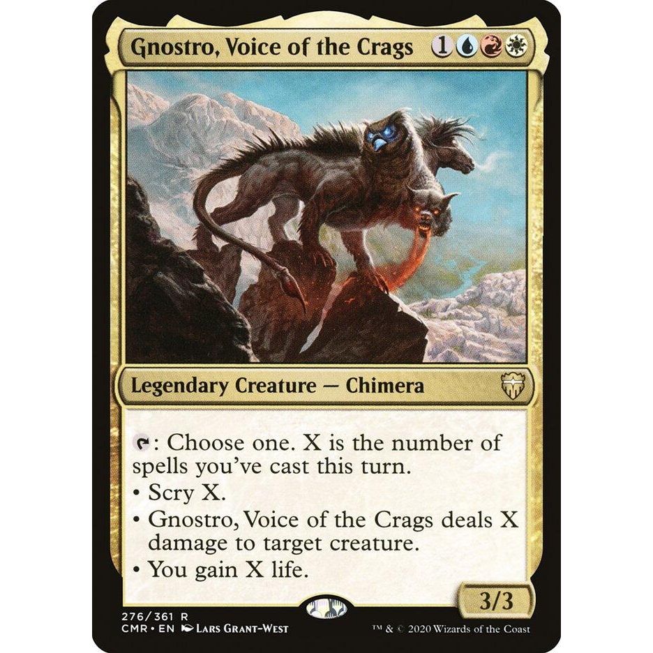 Image for Gnostro, Voice of the Crags (276) (CMR) - Magic: The Gathering