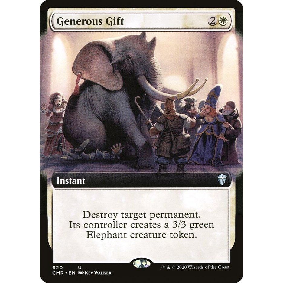 Image for Generous Gift (Extended Art) (620) (CMR) - Magic: The Gathering