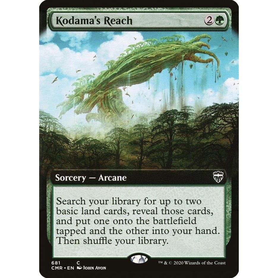 Image for Kodama's Reach (Extended Art) (681) (CMR) - Magic: The Gathering