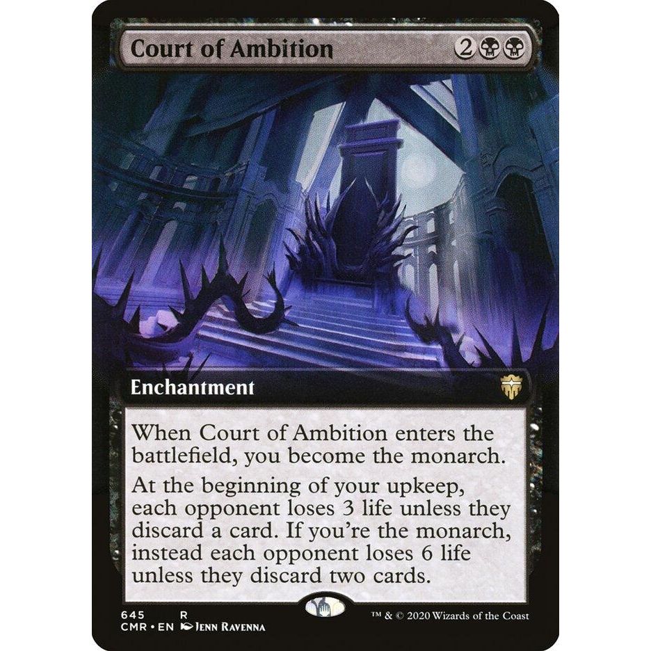 Image for Court of Ambition (Extended Art) (645) (CMR) - Magic: The Gathering