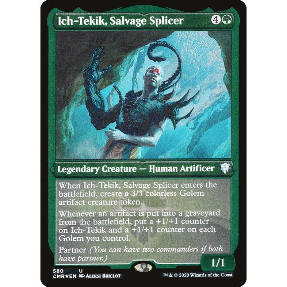 Image for Ich-Tekik, Salvage Splicer (Foil Etched) (580) (CMR) - Magic: The Gathering